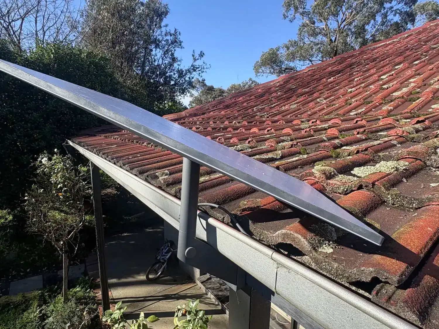 Starlink installed at a five-acre property in Pearcedale.